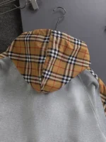 Burberry Gray Check Hoodie – Bild 7
