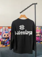 Balenciaga Black T-Shirt – Bild 9
