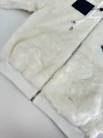 Louis Vuitton White Fur Hoodie – Bild 12