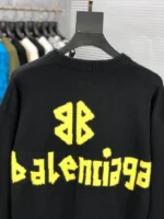 Balenciaga Black T-Shirt – Bild 8