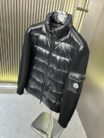 Moncler Shiny Black Jacket – Bild 7