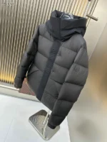 Moncler Full Sleeve Mate Black Jacket – Bild 3