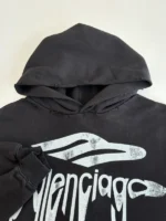 Balenciaga Black Hoodie – Bild 8