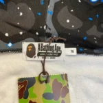 Bape Gray Pattern Hoodie – Bild 4