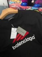 Balenciaga Black T-Shirt – Bild 7