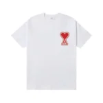 Ami White Red T-Shirt