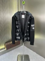 Moncler Shiny Black Jacket – Bild 9