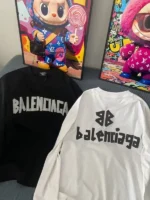 Balenciaga Black T-Shirt – Bild 5