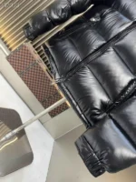 Moncler Full Sleeve Black Jacket – Bild 8