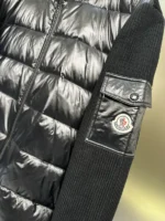 Moncler Shiny Black Jacket – Bild 4