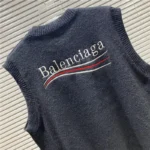 Balenciaga Sleeveless Black Jacket – Bild 2