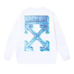Off-White White with Blue Back T-Shirt – Bild 2