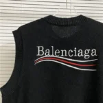Balenciaga Sleeveless Black Jacket – Bild 3