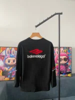 Balenciaga Black T-Shirt – Bild 4