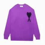 Ami Purple Black T-Shirt