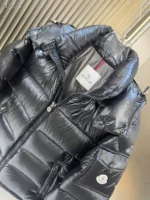 Moncler Full Sleeve Black Jacket – Bild 3