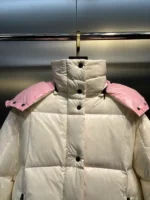 Moncler White Pink Jacket – Bild 6