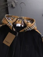 Burberry Black Check Hoodie – Bild 8