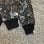 Bape Gray Pattern Hoodie – Bild 10