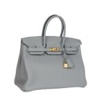 Bleu Glacier Togo Goldbeschläge 35 cm – Bild 4