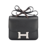 Constance mit silberner Hardware Schwarz 19 cm