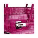 Rose Sheherazade glänzendes Porosus-Krokodil 35 cm – Bild 3