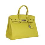 Lime Candy Epsom mit Palladium-Beschlägen 35 cm – Bild 2