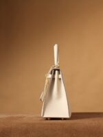 Kelly 25 Epsom Creme/Golden – Bild 4