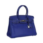 Bleu Électrique Candy Epsom mit Palladium-Beschlägen 30 cm – Bild 4