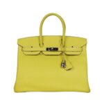 Lime Candy Epsom mit Palladium-Beschlägen 35 cm