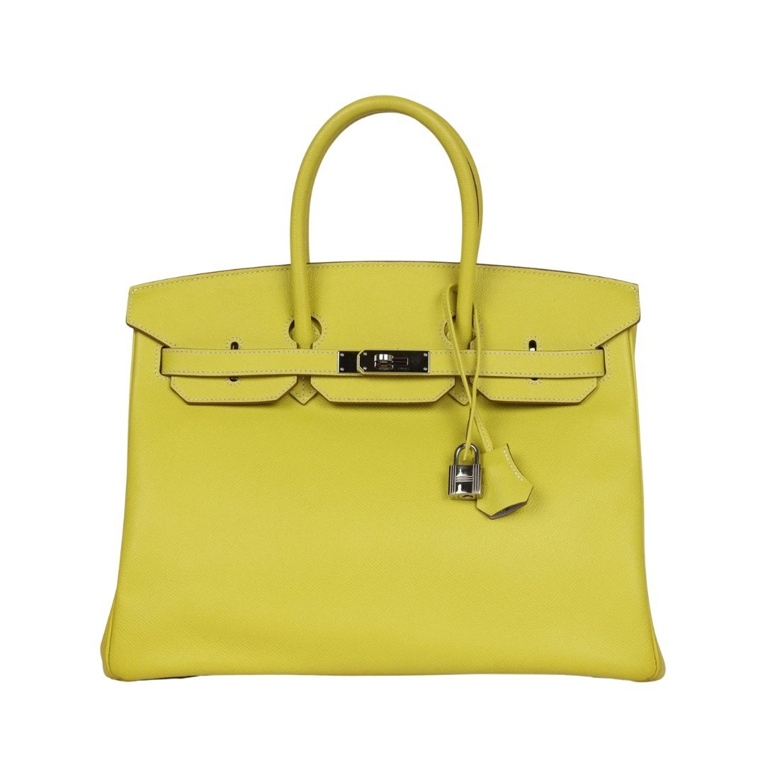 4-504.jpg Lime Candy Epsom mit Palladium-Beschlägen 35 cm – Bild 1