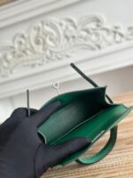 Kelly Mini Epsom Smaragdgrün/Silber – Bild 7