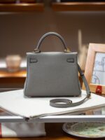 Kelly 25 Gris Etain Togo – Bild 5