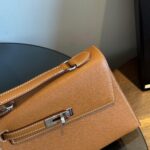 Hermes Kelly Desordre Braun 20 cm – Bild 4