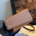 Hermes Kelly Desordre Braun 20 cm – Bild 5