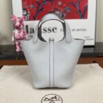 Picotin Lock Togo Gris Pantin 22 cm – Bild 4