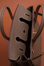 Etoupe Togo Gold Hardware 25 cm – Bild 7