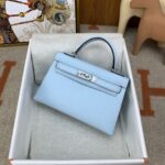 Kelly 20 Epsom Blauer Nebel – Bild 7