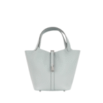 Picotin Lock Togo Gris Pantin 22 cm